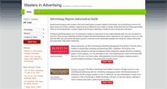 Desktop Screenshot of mastersinadvertising.org
